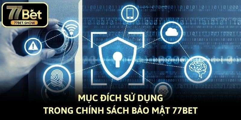 Mục đích sử dụng trong chính sách bảo mật 77bet